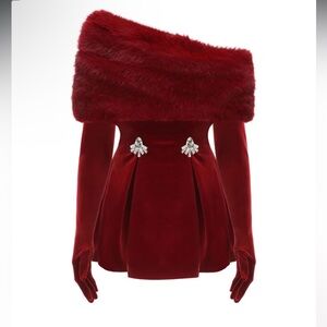 NANA JACQUELINE -SIMONE VELVET DRESS